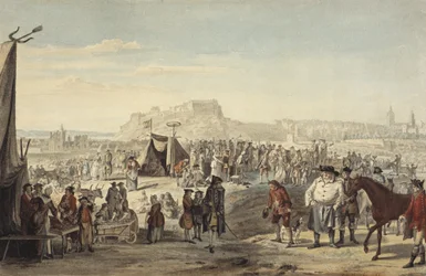 Foire aux chevaux sur Bruntsfield Links, Édimbourg